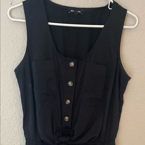 Express short sleeve romper size medium